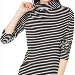 Striped Turtleneck  